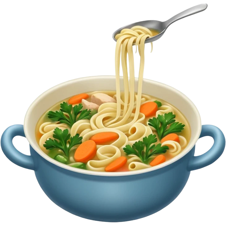 chicken noodles emoji