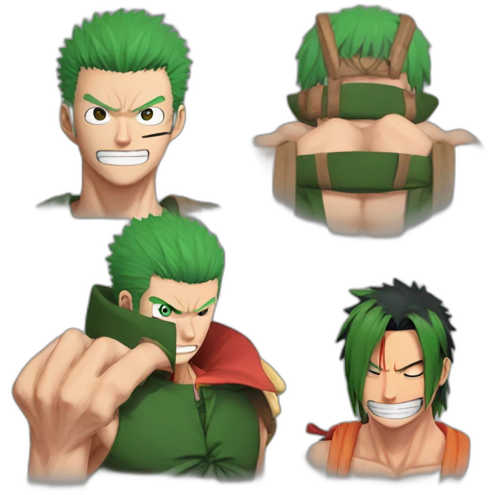 Naruto luffy zoro emoji