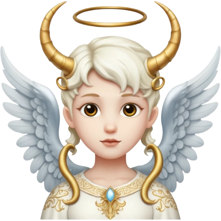 Angel with horns  emoji