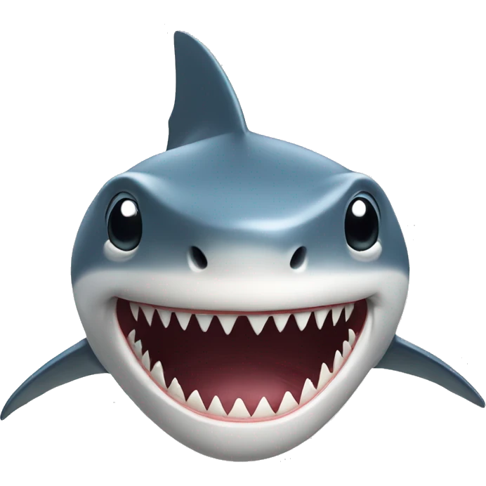 Shark having head emoji