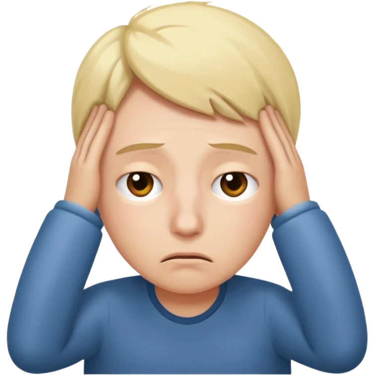 Ich bin so müde, weil ich nicht schlafen kann. emoji