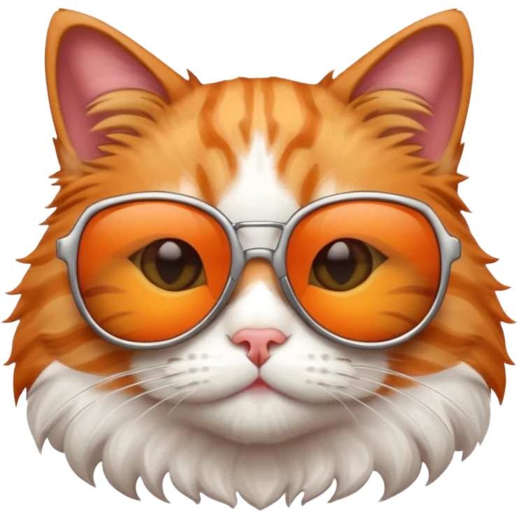 Cat wearing sunglasses emoji