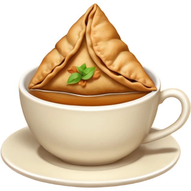 samosa + Chai (TEA) emoji