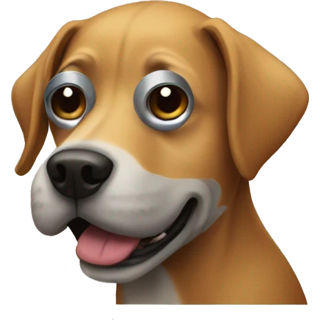 Dog wearing a mask  emoji
