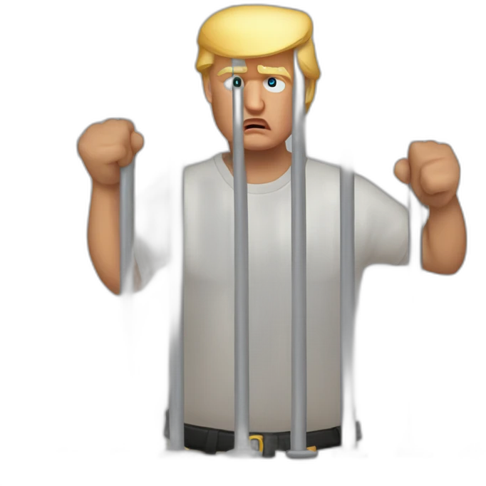 donald-trump-arrested emoji