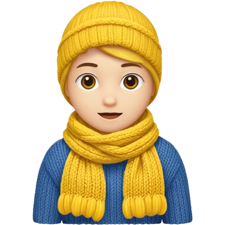 scarf yellow emoji