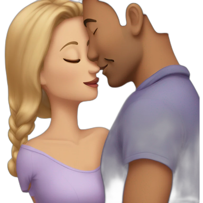 Couple kissing emoji