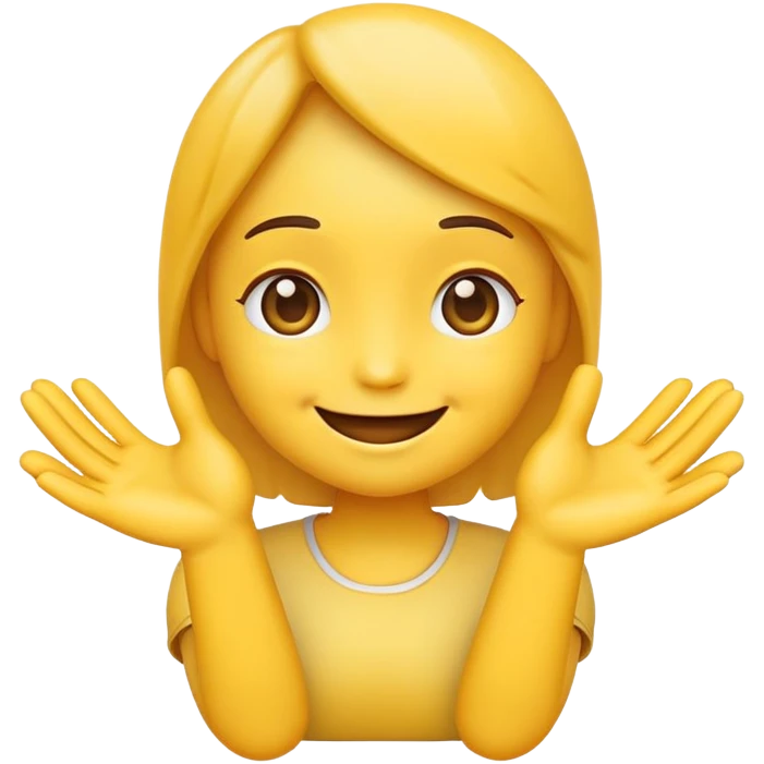 cute emoji with please emoji