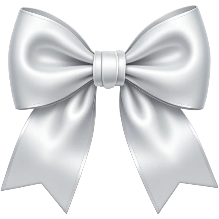 White bow emoji