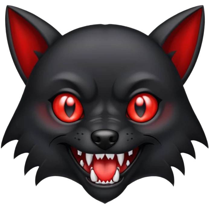 vampire dog emoji