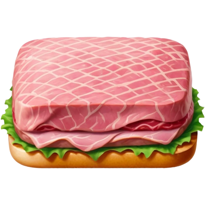 impressionist SPAM MEAT claude monet outdoor landscape  emoji