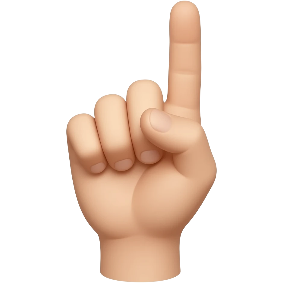 instead of salute, can the hand on this emoji be in the up position emoji