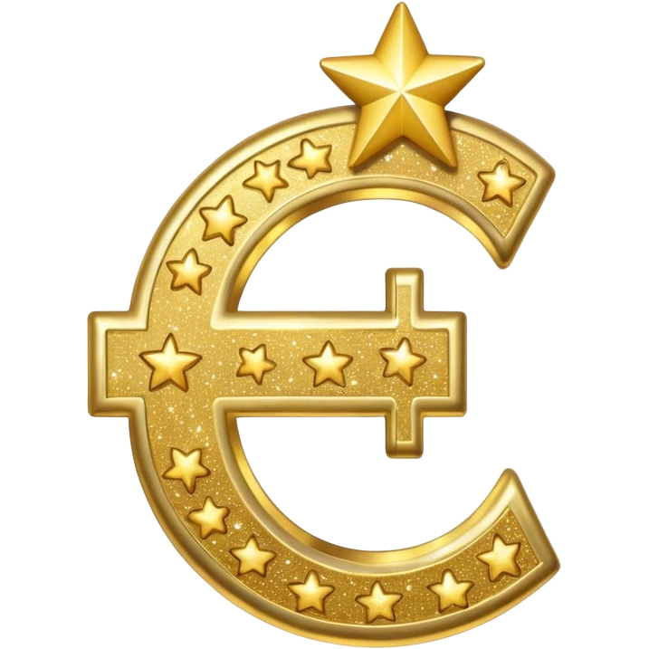 money sign with stars and hearts and sparkles emoji