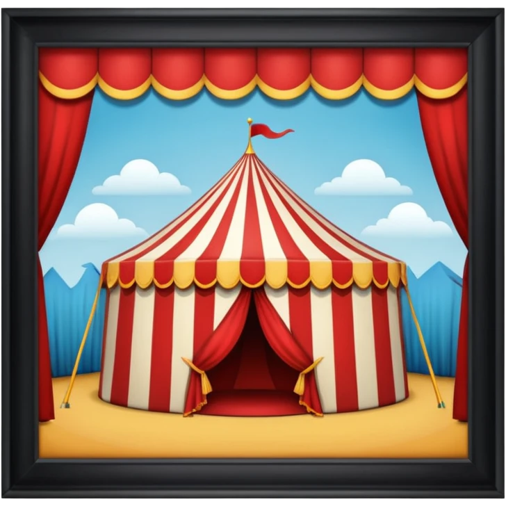 circus backstage emoji