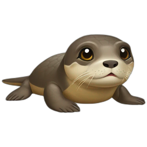 Loutre tortue emoji
