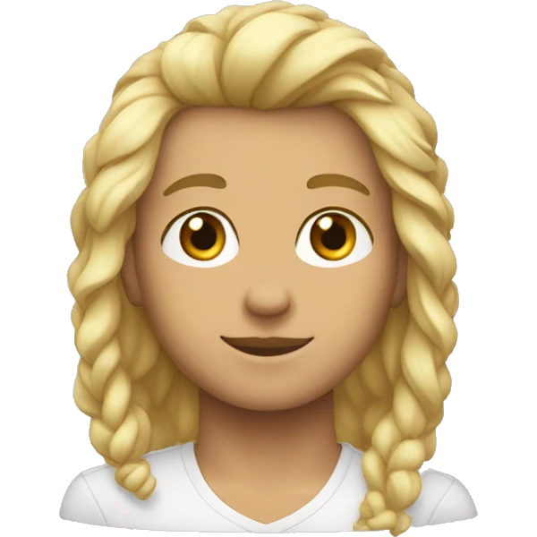 joven blanco con pelo puntiagudo emoji