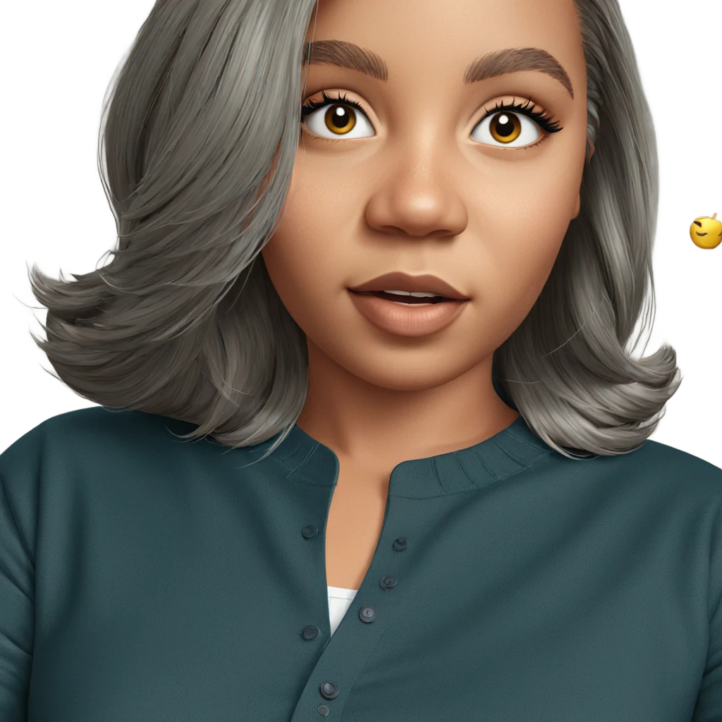 realistic portrait of a girl emoji