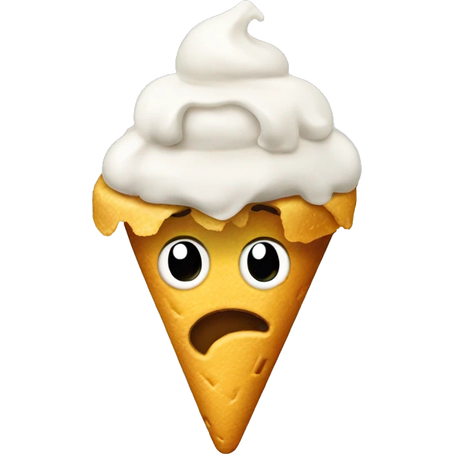 taco pooping ice cream emoji