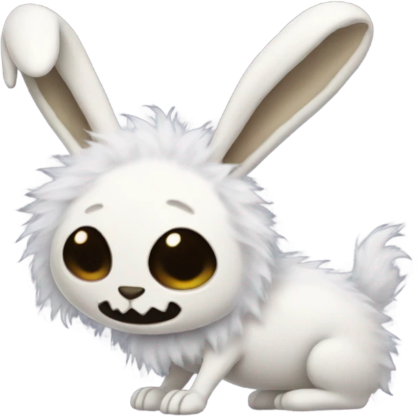 Skeleton in a bunny costume  emoji