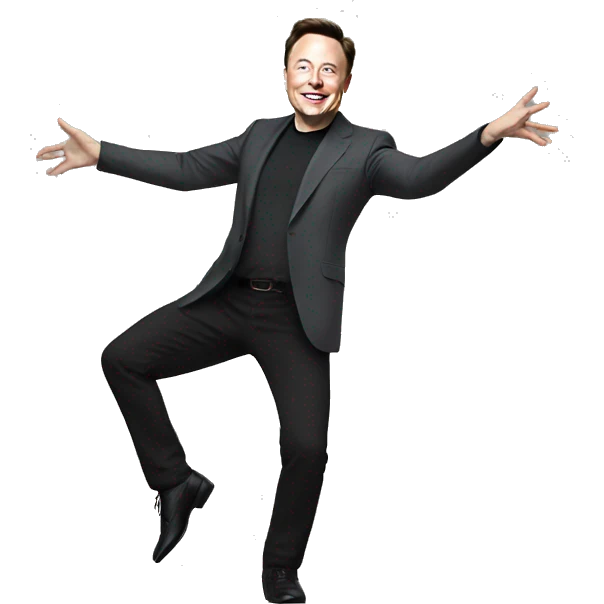 Animated Elon musk dancing  emoji
