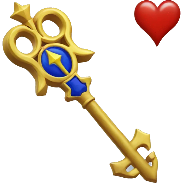 Kingdom hearts key emoji