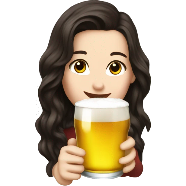 Natalia Oreiro drink beer emoji