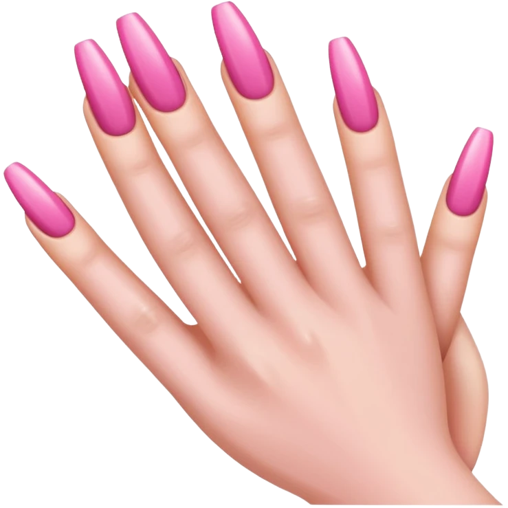 Long pretty nails emoji