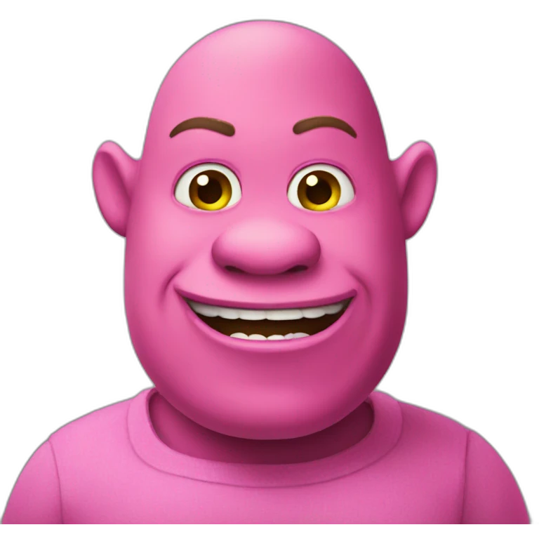 pink shrek emoji