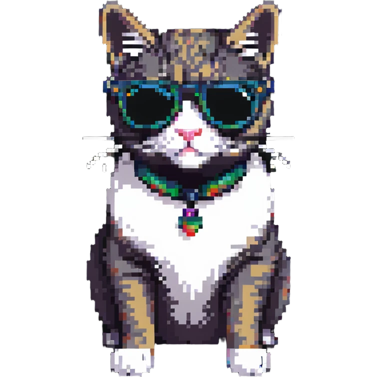 cat wearing sunglasses emoji
