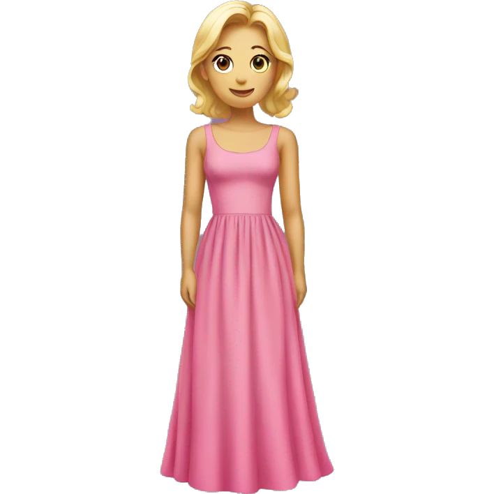 pink dress emoji