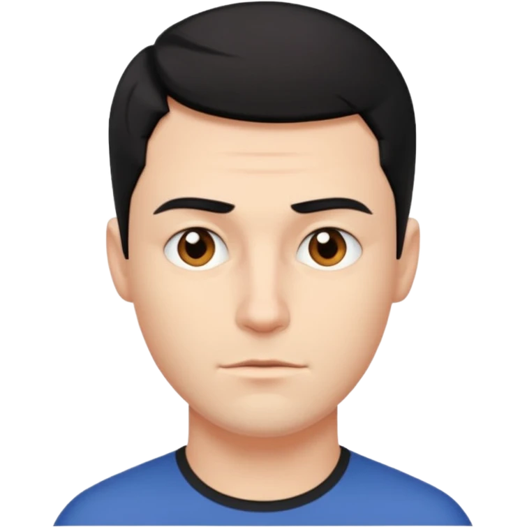 bold white man emoji