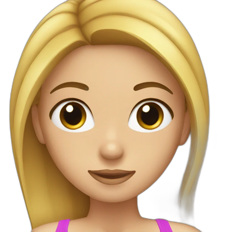 Women in bikini emoji