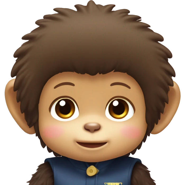 Monchhichi monkey japan cue emoji