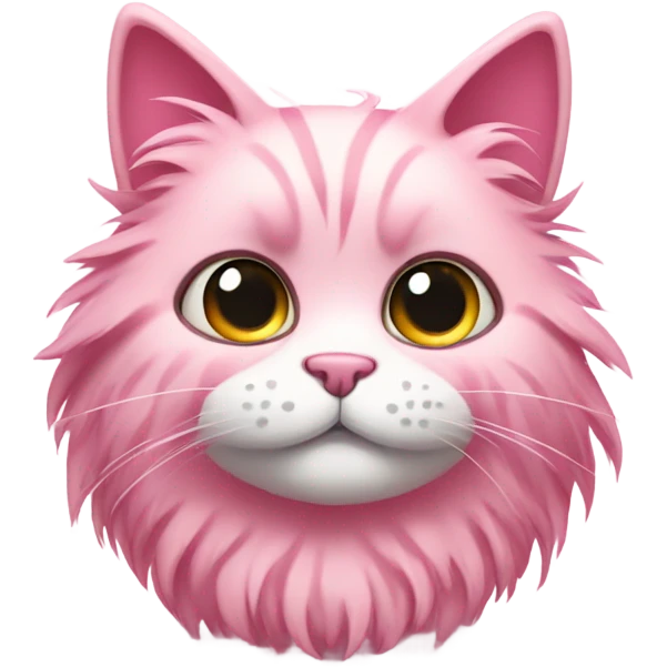 Pink cat emoji