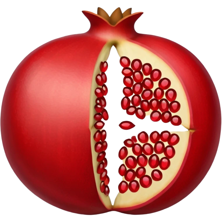 pomegranate with seeds emoji