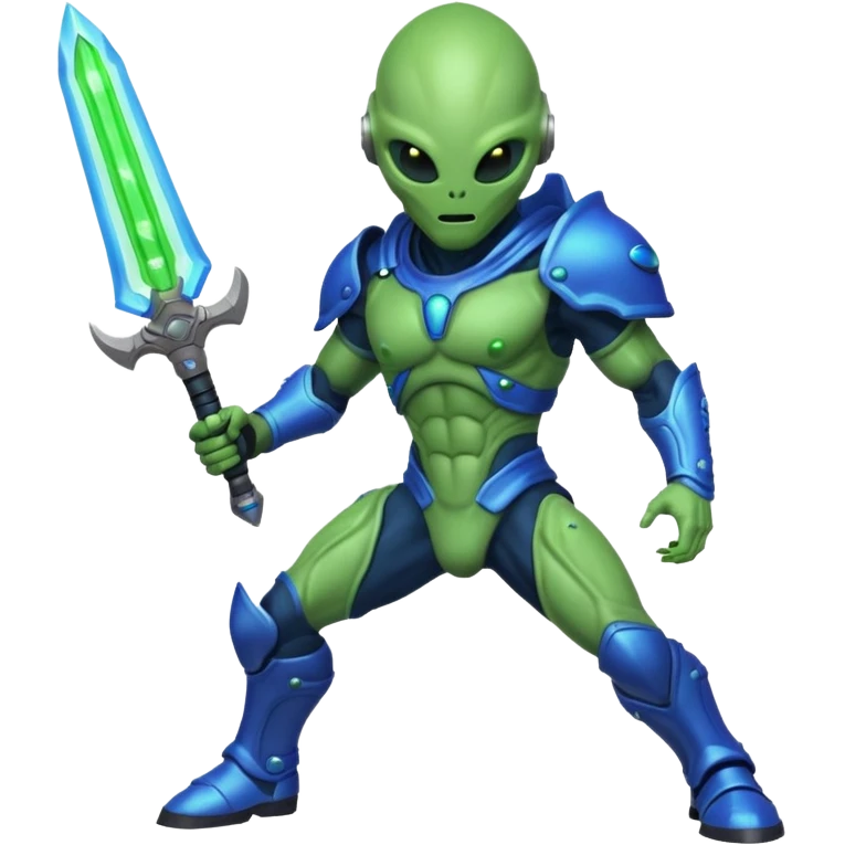 Alien warrior emoji