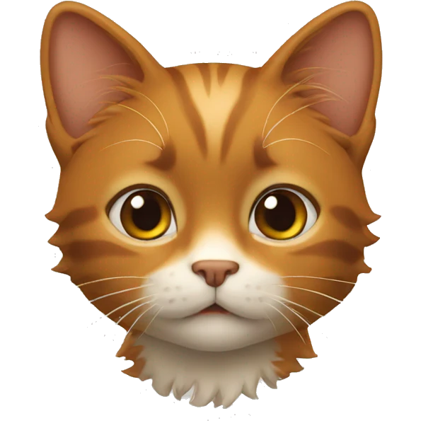Chat roux emoji