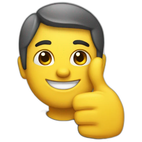 artist thumbs up emoji