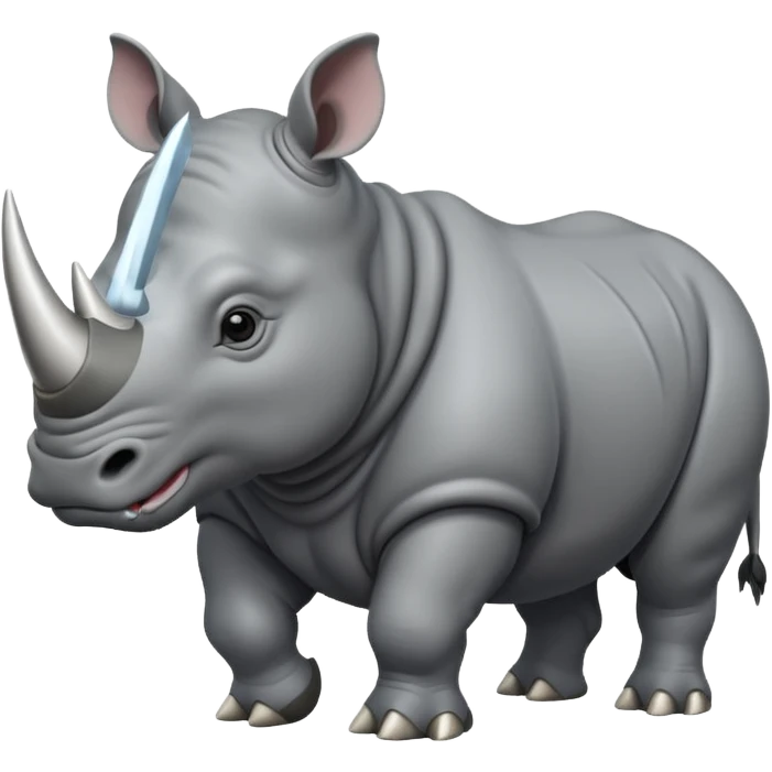 angry rhinoceros emoji