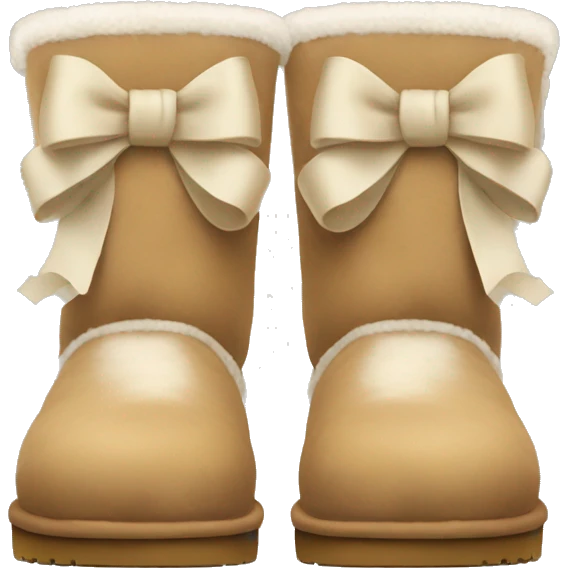 uggs with bows emoji