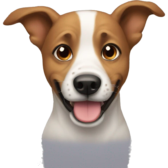 Hap dog emoji