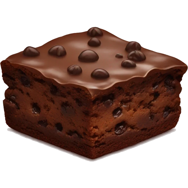 brownie emoji