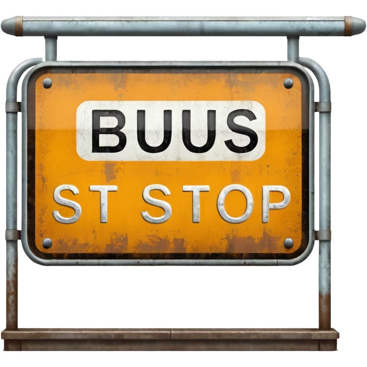 Bus Stop Signboard emoji