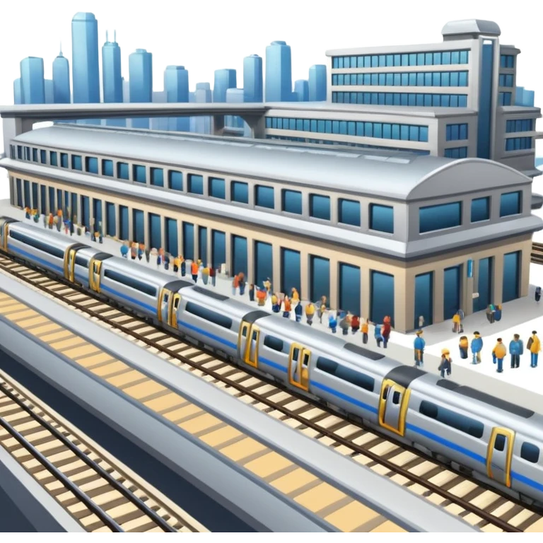 train station emoji