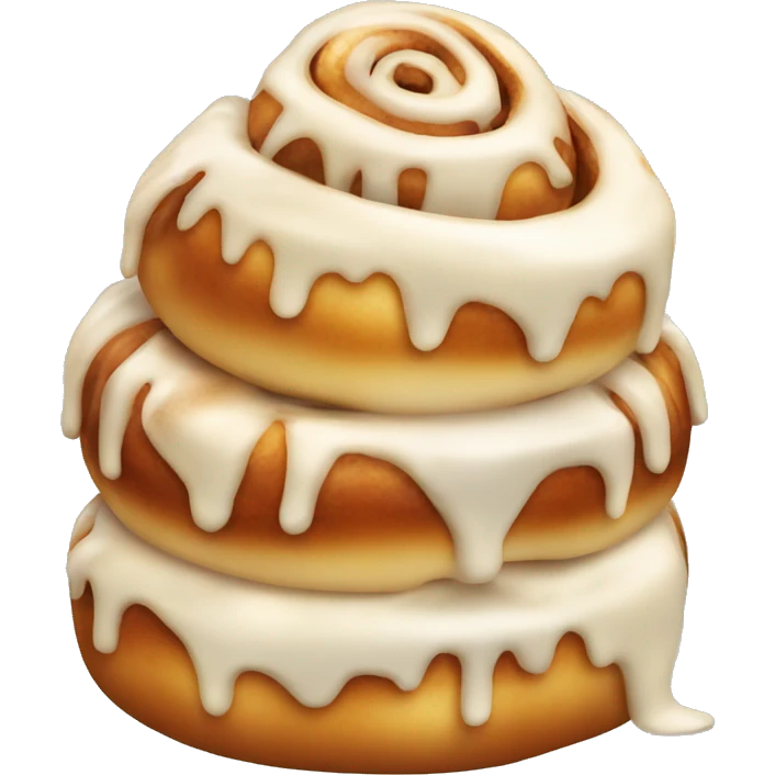 yummy cinnamon roll emoji