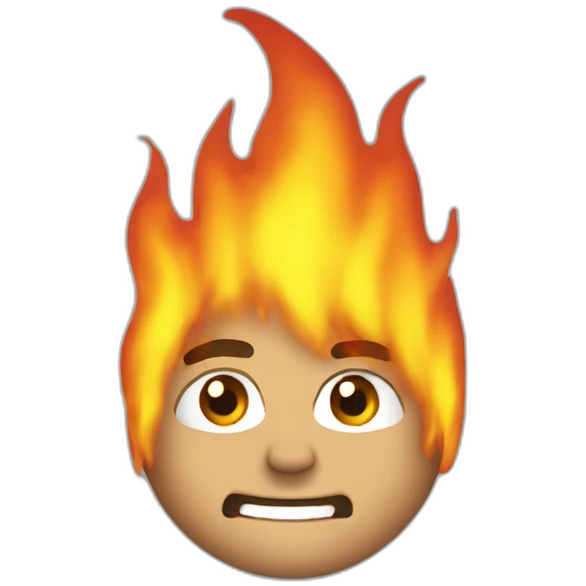 Tite burning emoji