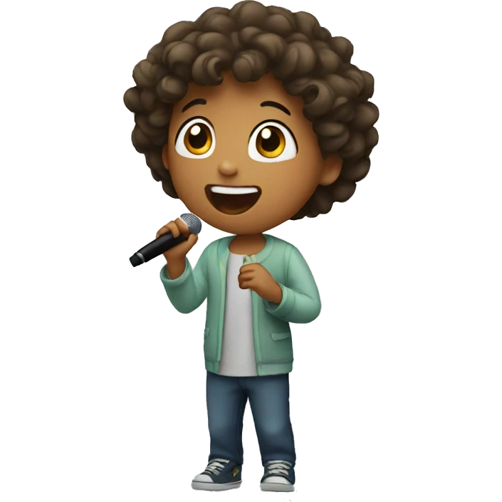 child singing emoji