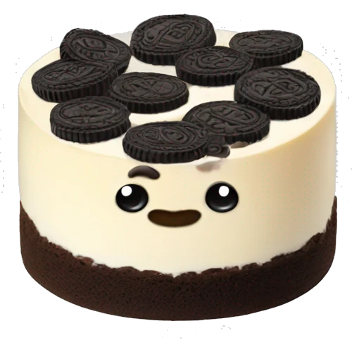 Oreo cheesecake  emoji