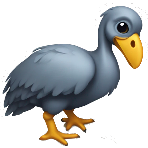 Dodo bird with a book emoji