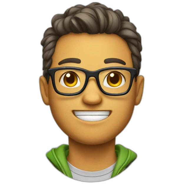 nerd gamer emoji